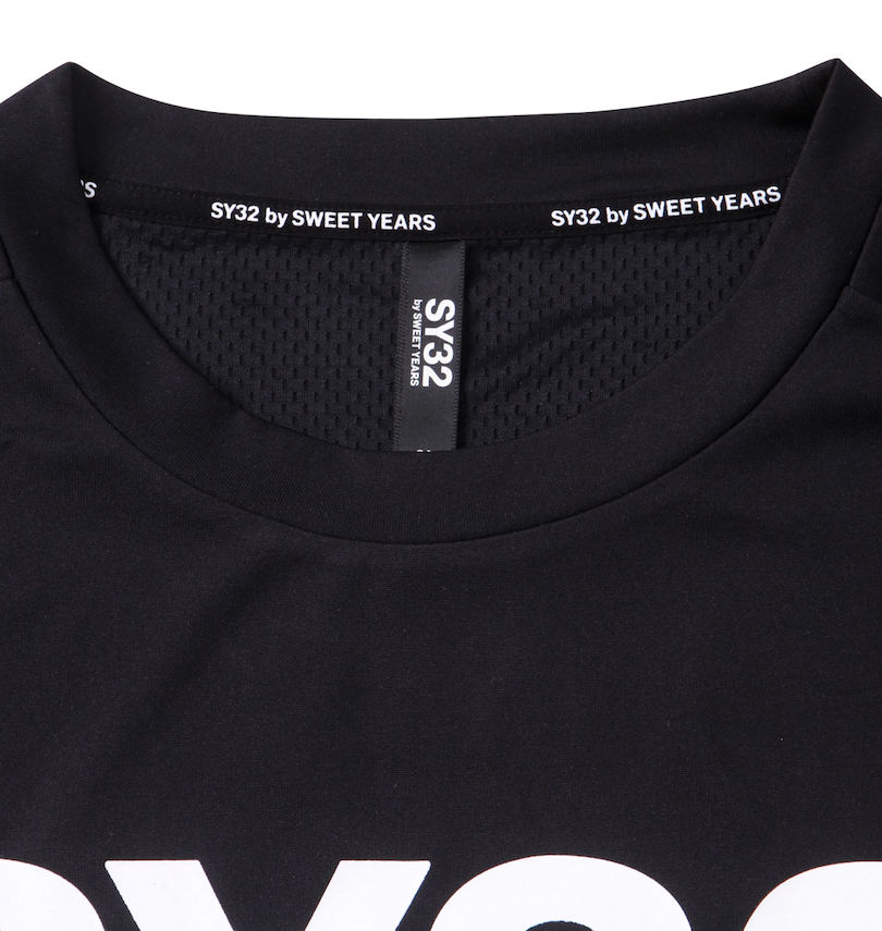 大きいサイズ メンズ SY32 by SWEET YEARS (エスワイサーティトゥバイスィートイヤーズ) アスレチックプラクティス半袖Tシャツ 襟裏消臭テープ