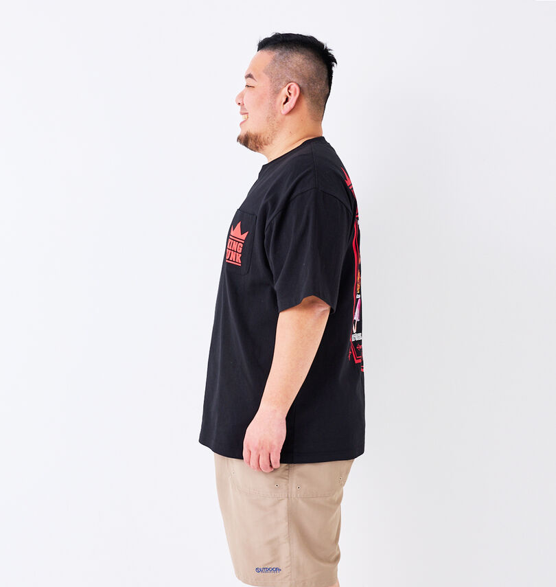大きいサイズ メンズ SHELTY (シェルティ) 天竺プリントポケット付半袖Tシャツ
                        