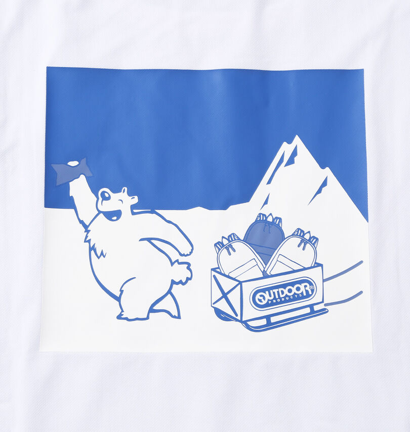 大きいサイズ メンズ ヒヤロン×OUTDOOR PRODUCTS (ヒヤロン×アウトドア プロダクツ) 接触冷感半袖Tシャツ
                        プリント