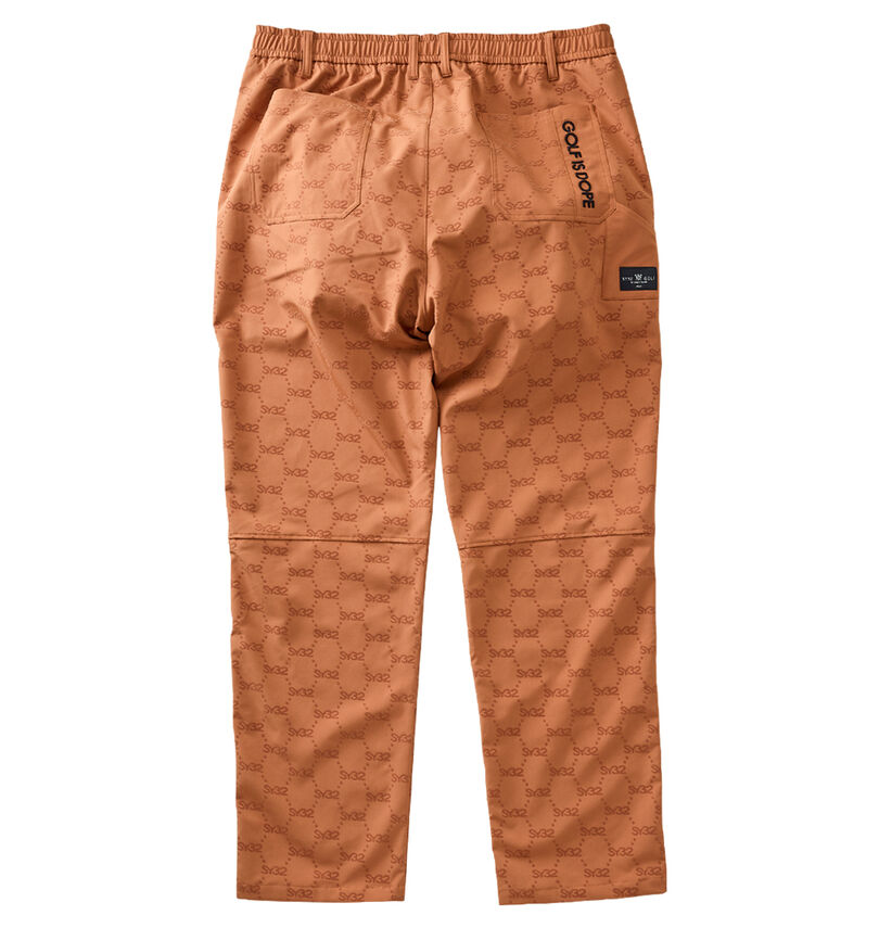 大きいサイズ メンズ SY32 by SWEET YEARS (エスワイサーティトゥバイスィートイヤーズゴルフ) フロッキーストレッチロングパンツ
                        バックスタイル