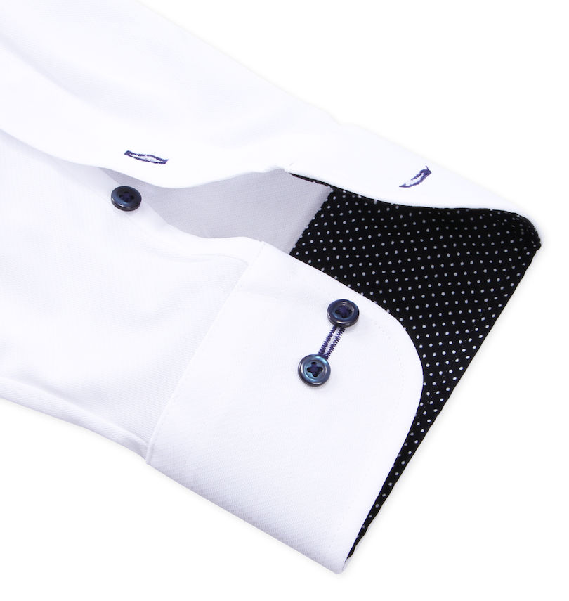 大きいサイズ メンズ i-Shirt (アイシャツ) B.D長袖シャツ
                        袖口アジャストボタン