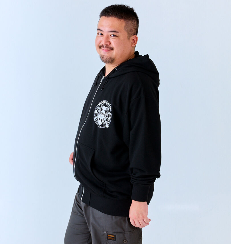 大きいサイズ メンズ 新日本プロレス (シンニホンプロレス) フルジップパーカー