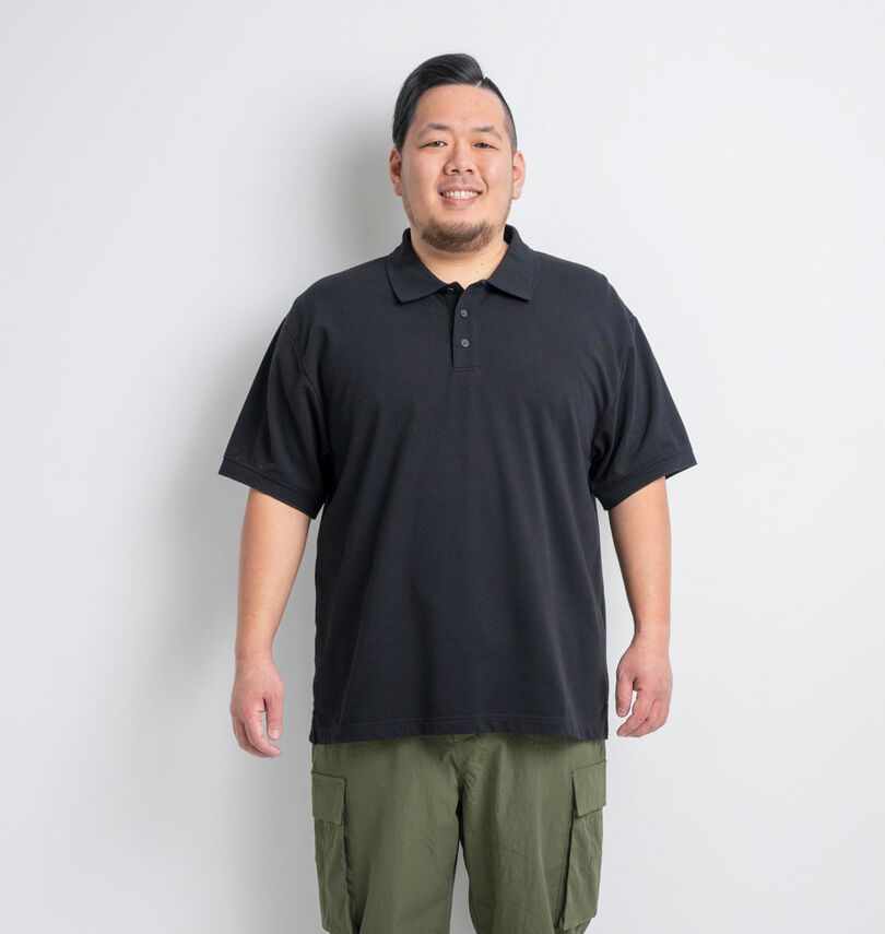 大きいサイズ メンズ Mc.S.P (エムシーエスピー) 消臭テープ付鹿の子半袖ポロシャツ
身長:178cm/バスト:120cm/着用サイズ:3L