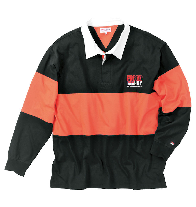 大きいサイズ メンズ H by FIGER (エイチバイフィガー) 切替長袖ラガーシャツ
                        