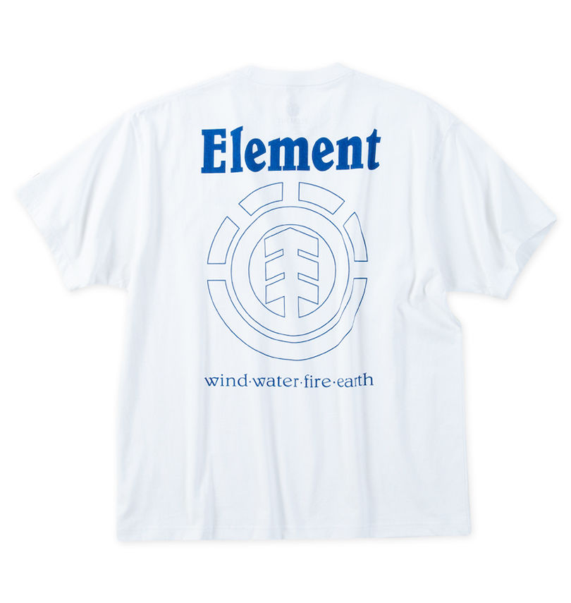 大きいサイズ メンズ ELEMENT (エレメント) FLANE半袖Tシャツ
                        バックスタイル