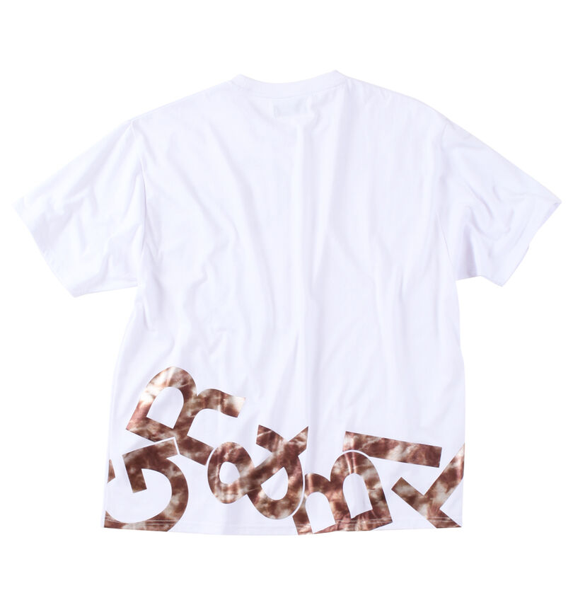 大きいサイズ メンズ in the attic (インジアティック) エンボス箔シート半袖Tシャツ
                        バックスタイル