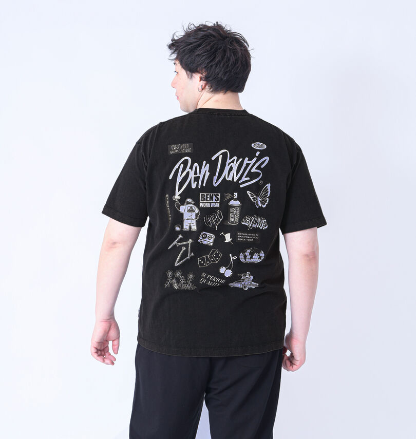大きいサイズ メンズ BEN DAVIS (ベン デイビス) ヴィンテージ半袖Tシャツ
身長:182cm/バスト:123cm/着用サイズ:3L