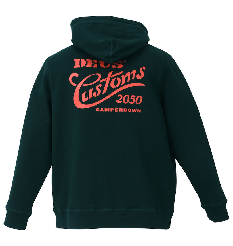 大きいサイズ メンズ DEUS EX MACHINA (デウス エクス マキナ) フルジップパーカー
                        バックスタイル