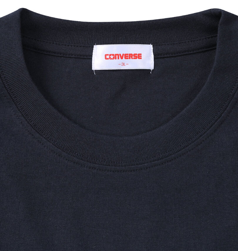 大きいサイズ メンズ CONVERSE (コンバース) 五分袖フットボールTシャツ
                        