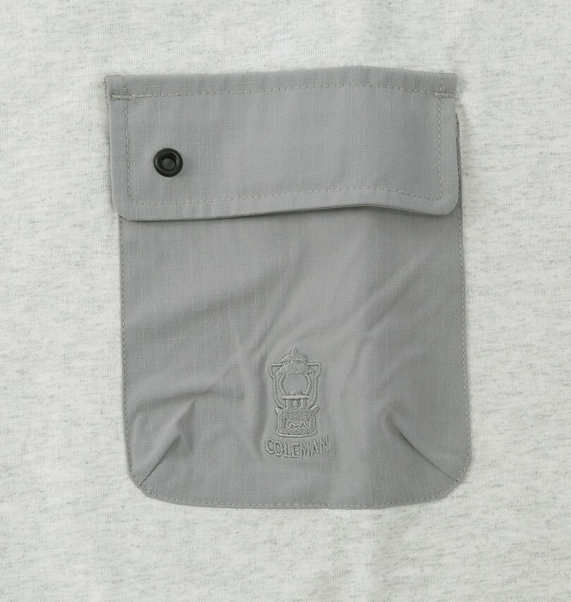 大きいサイズ メンズ Coleman (コールマン) ポケット付半袖Tシャツ
                        胸ポケット