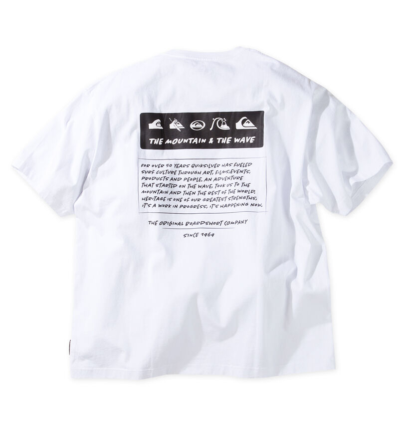 大きいサイズ メンズ Quiksilver (クイックシルバー) BW HISTORY FRAME半袖Tシャツ
                        バックスタイル