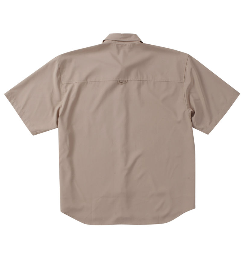 大きいサイズ メンズ KARL KANI (カール カナイ) ツイル半袖シャツ バックスタイル