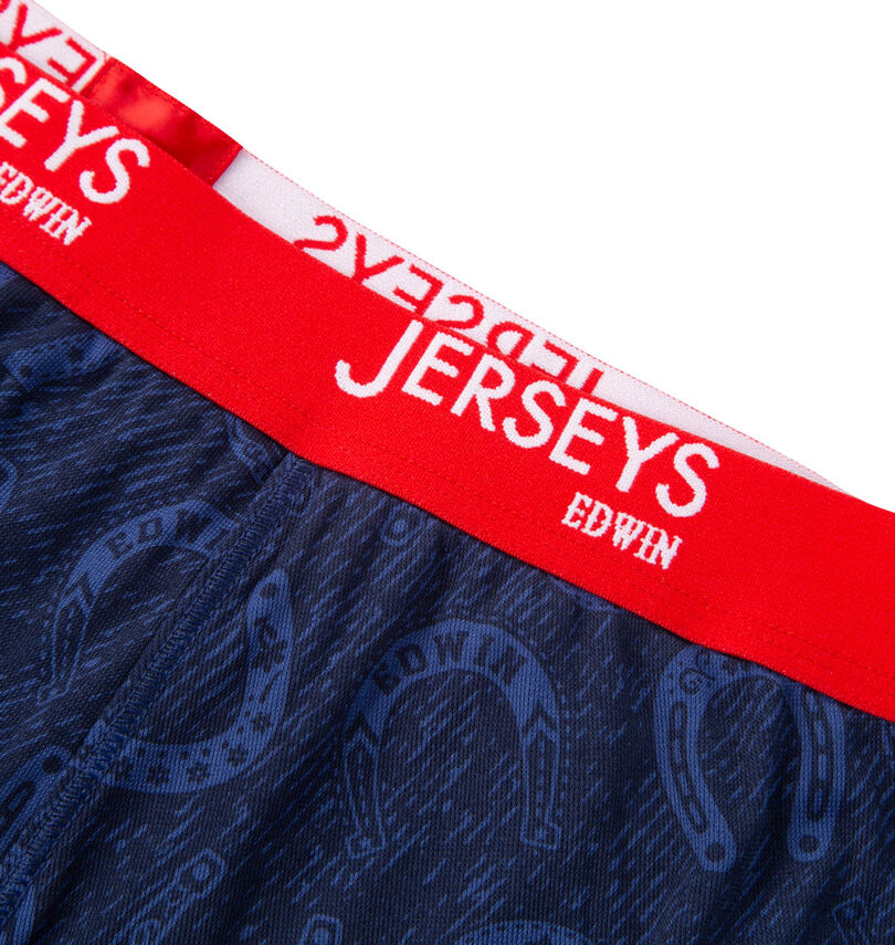 大きいサイズ メンズ EDWIN (エドウイン) JERSYSストレッチフライスプリントニットボクサーパンツ
                        