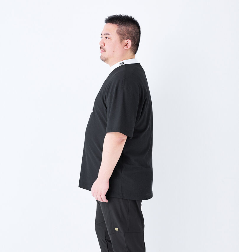 大きいサイズ メンズ LOUDMOUTH (ラウドマウス) モックネック半袖シャツ
                        