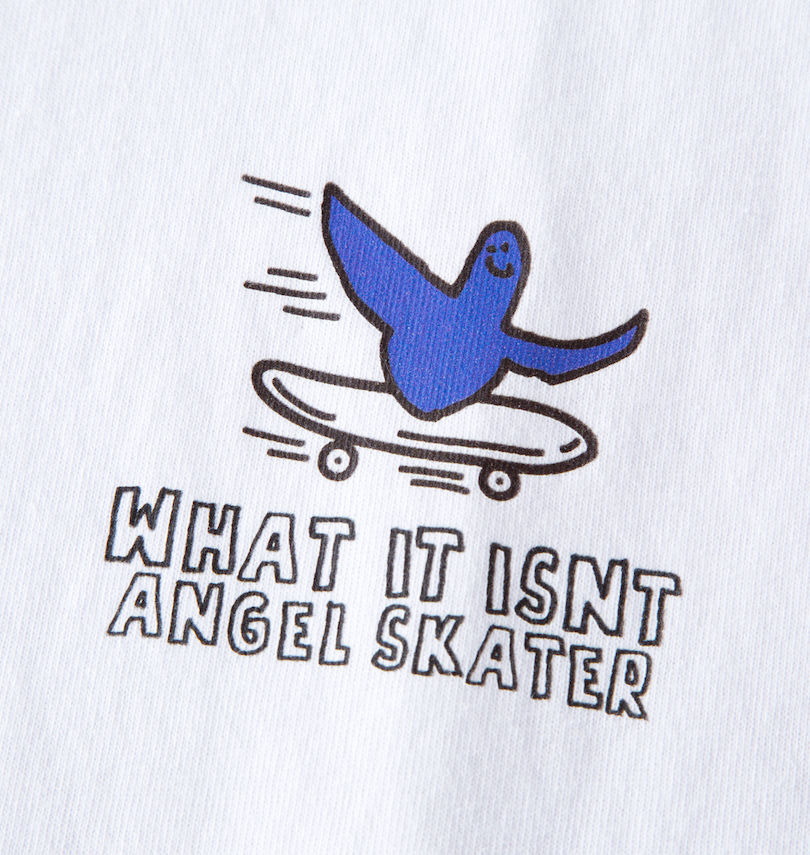 大きいサイズ メンズ (What it isNt) (ワットイットイズント) 天竺プリント半袖Tシャツ