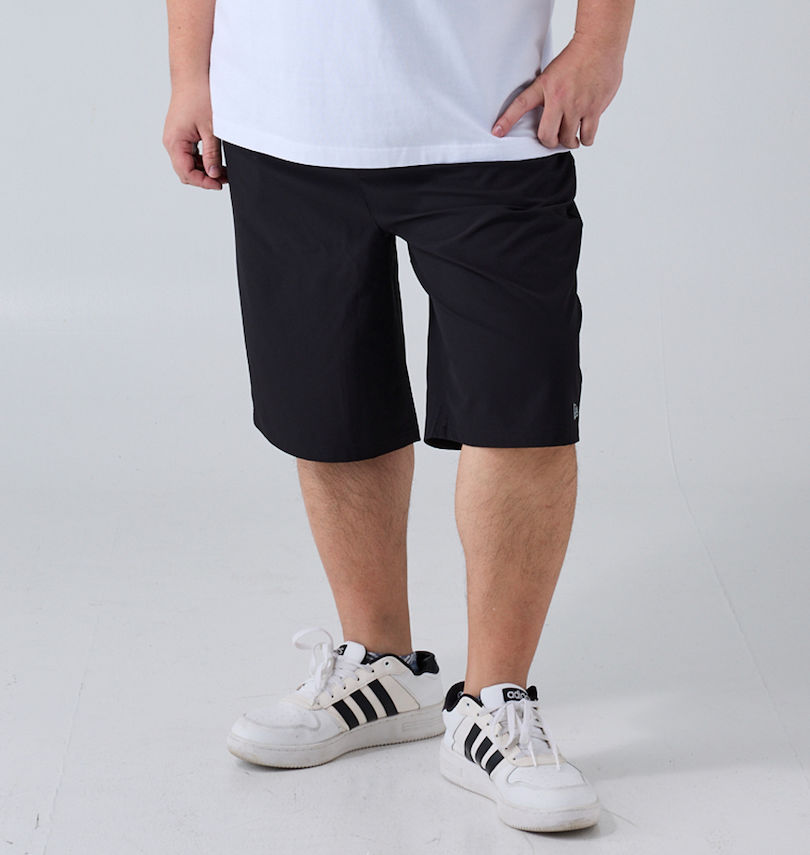 大きいサイズ メンズ NEW ERA (ニューエラ) ハーフパンツ
                        身長：176.5cm/ウエスト：115cm/着用サイズ：3L