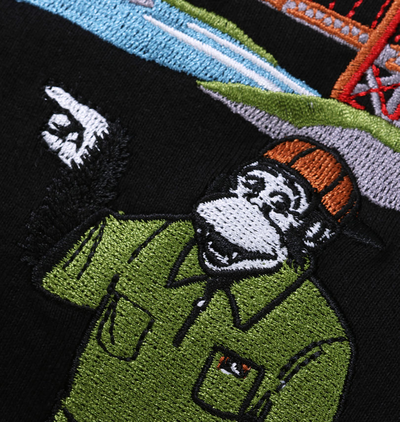 大きいサイズ メンズ BEN DAVIS (ベン デイビス) スーベニア刺繍半袖Tシャツ
                        バック刺繍