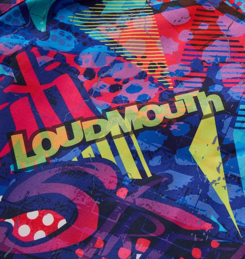 大きいサイズ メンズ LOUDMOUTH (ラウドマウス) ストレッチツイル柄ロングパンツ
                        総柄