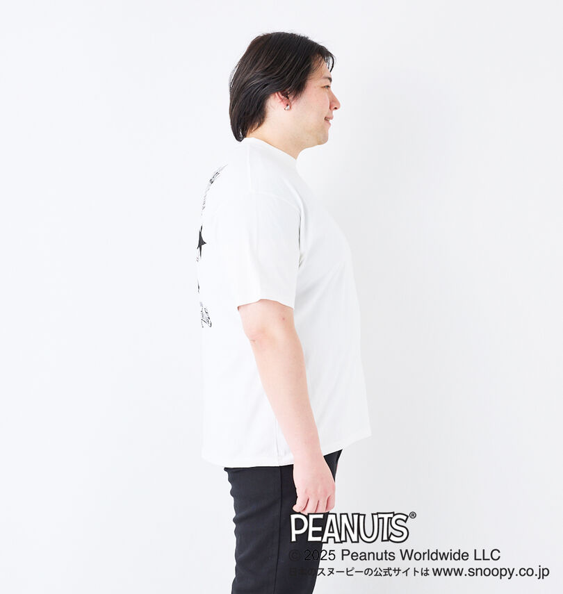 大きいサイズ メンズ FLAGSTAFF×PEANUTS (フラッグスタッフ) スヌーピーコラボ半袖Tシャツ
                        