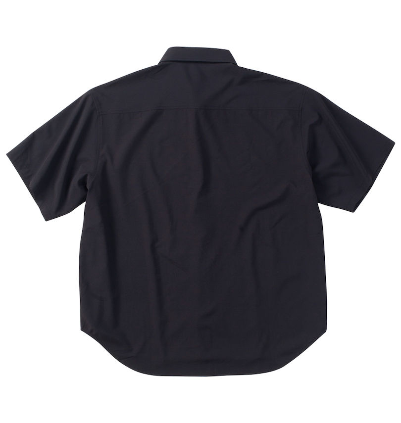 大きいサイズ メンズ Re:luxi (リラクシー) チェーン付ウォール柄半袖シャツ バックスタイル
