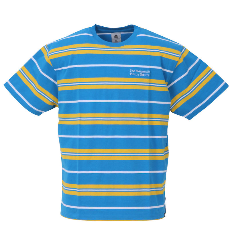 大きいサイズ メンズ ELEMENT (エレメント) BIG BORDER半袖Tシャツ
                        