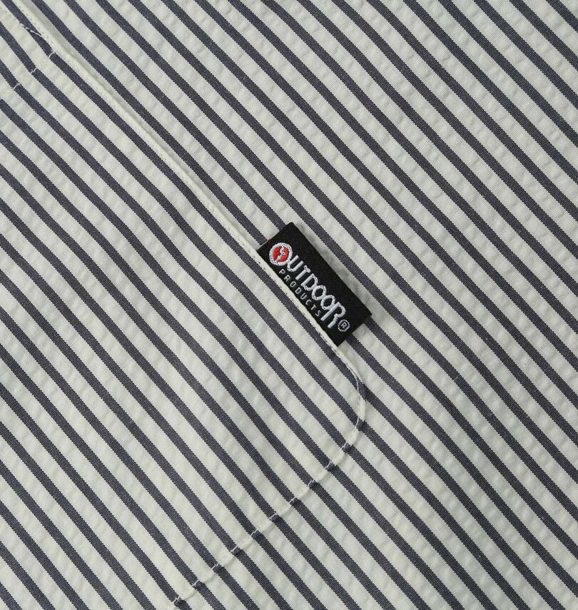 大きいサイズ メンズ OUTDOOR PRODUCTS (アウトドア プロダクツ) サッカー/ジャガード半袖オープンカラーシャツ
                        