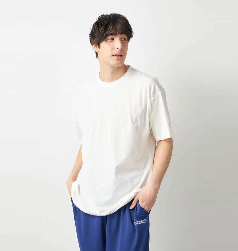 大きいサイズ メンズ EVERLAST (エバーラスト) ストレッチメッシュ半袖Tシャツ