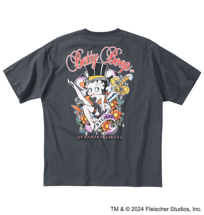 大きいサイズ メンズ BETTY BOOP (ベティ ブープ) 半袖Tシャツ
                        バックスタイル