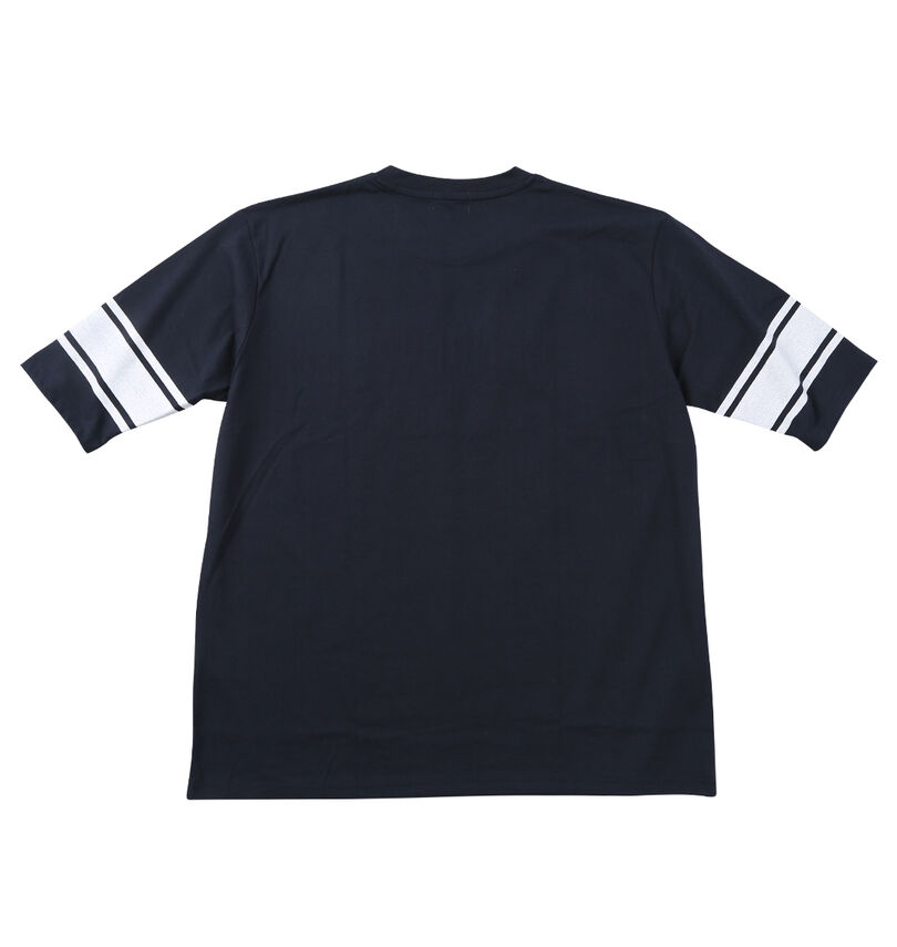 大きいサイズ メンズ CONVERSE (コンバース) 五分袖フットボールTシャツ
                        バックスタイル