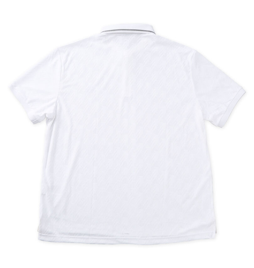 大きいサイズ メンズ adidas golf (アディダスゴルフ) CLIMACOOLシーズナルジャガード半袖シャツ
                        バックスタイル