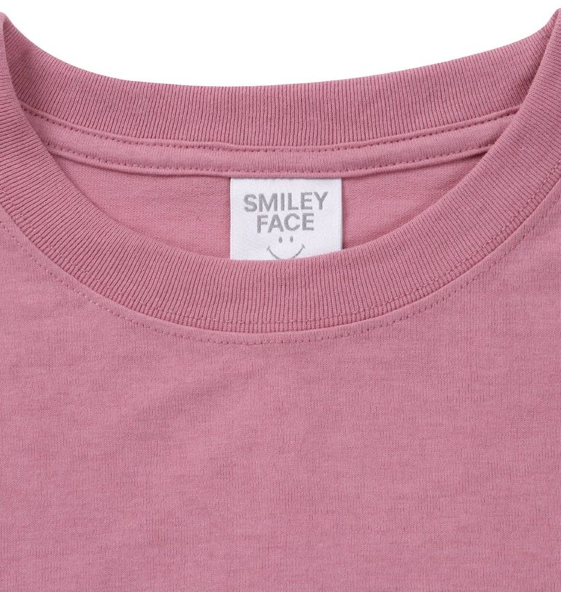 大きいサイズ メンズ SMILEY FACE (スマイリーフェイス) T/C天竺サガラ刺繍半袖Tシャツ