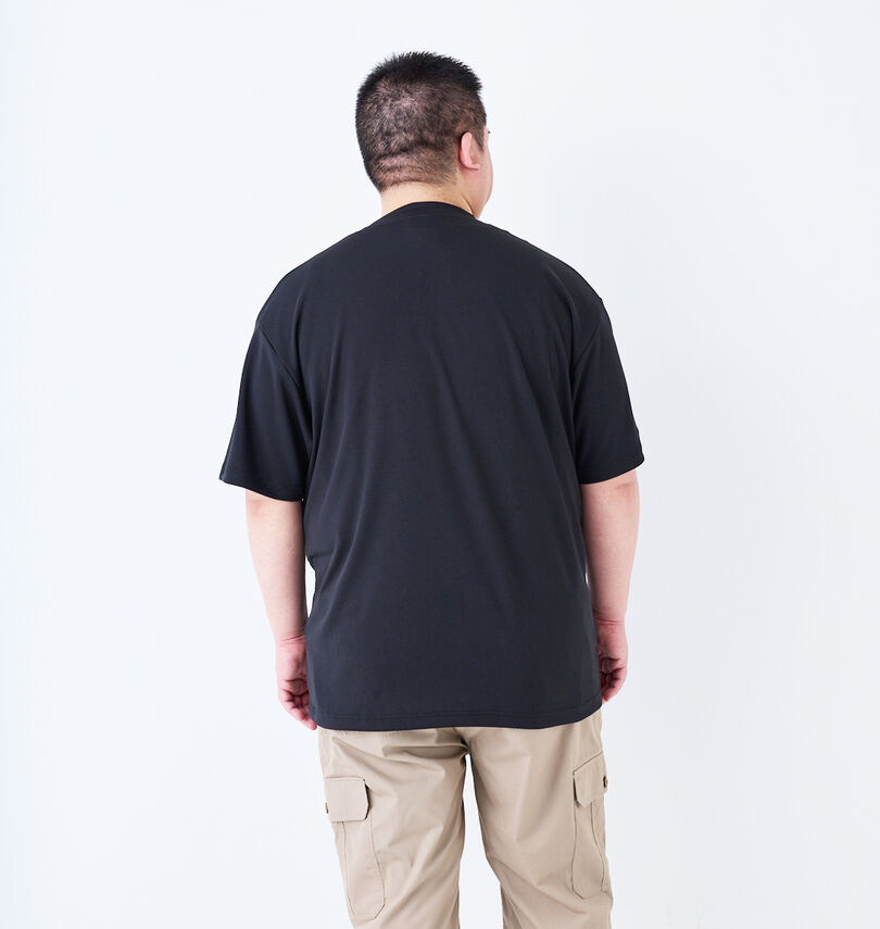 大きいサイズ メンズ 豊天 (ブーデン) 金運上昇美豚DRYハニカムメッシュ半袖Tシャツ
                        