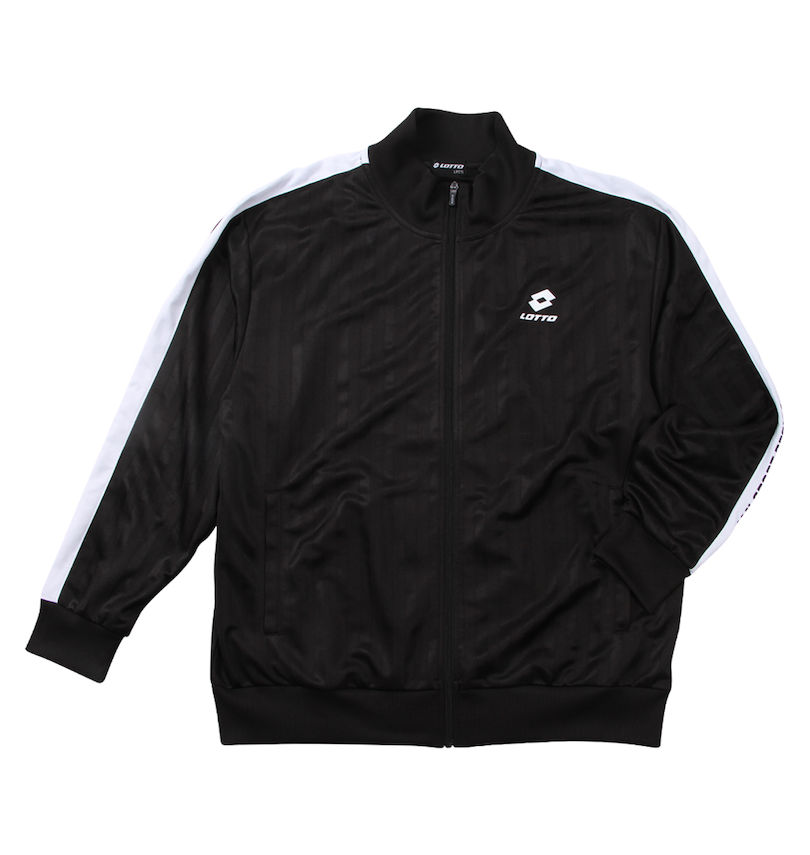 大きいサイズ メンズ LOTTO (ロット) シャドーストライプジャージジャケット