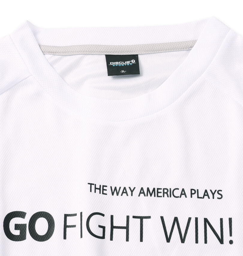 大きいサイズ メンズ DISCUS SPORTEC (ディスカススポテック) DRYプリント半袖Tシャツ