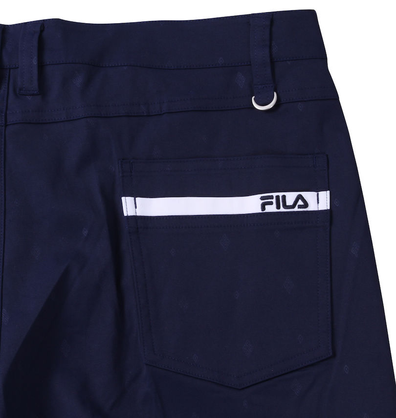 大きいサイズ メンズ FILA GOLF (フィラゴルフ) ストレッチツイルテーパードパンツ バックポケット