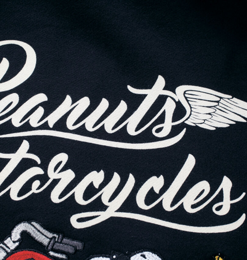 大きいサイズ メンズ FLAGSTAFF×PEANUTS (フラッグスタッフ) ジップパーカー
                        プリント