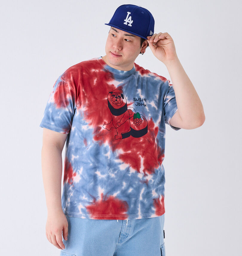 大きいサイズ メンズ HUMAROUS (ヒューマラス) PUG SUSHI Community半袖Tシャツ
身長:182cm/バスト:123cm/着用サイズ:3L