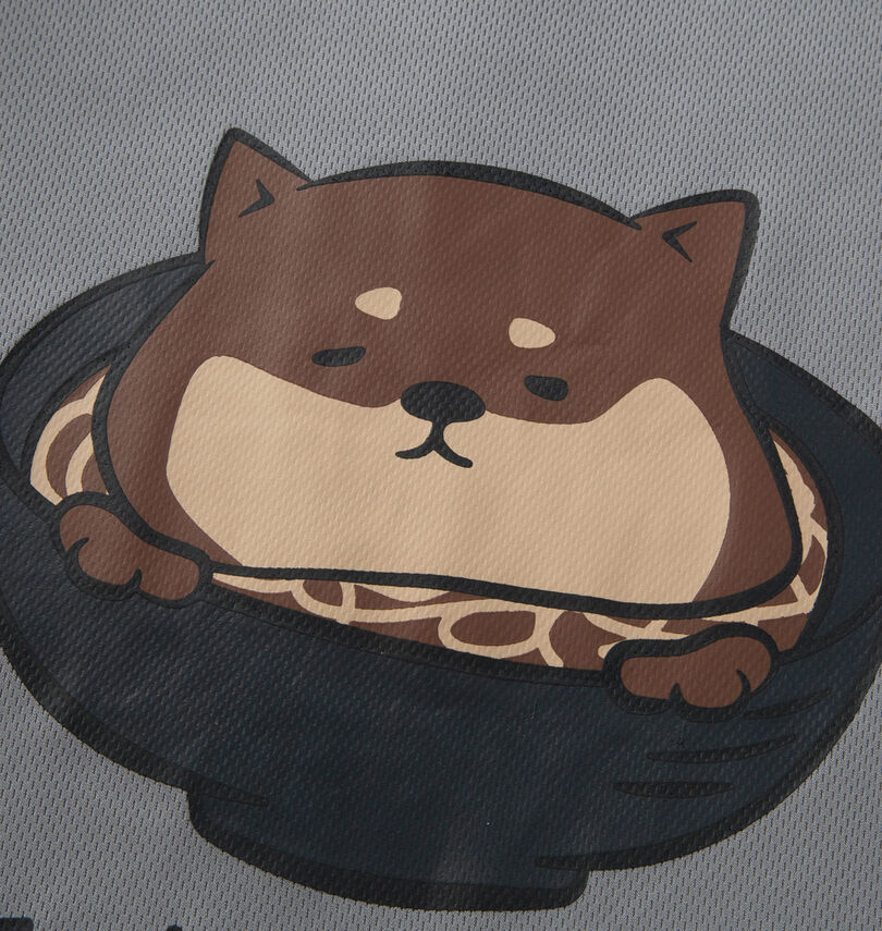 大きいサイズ メンズ おもしろシリーズ (オモシロシリーズ) ハニカムメッシュわんこそば半袖Tシャツ
                        プリント