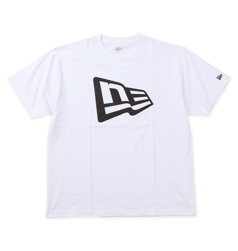大きいサイズ メンズ NEW ERA (ニューエラ) フラッグロゴ半袖Tシャツ