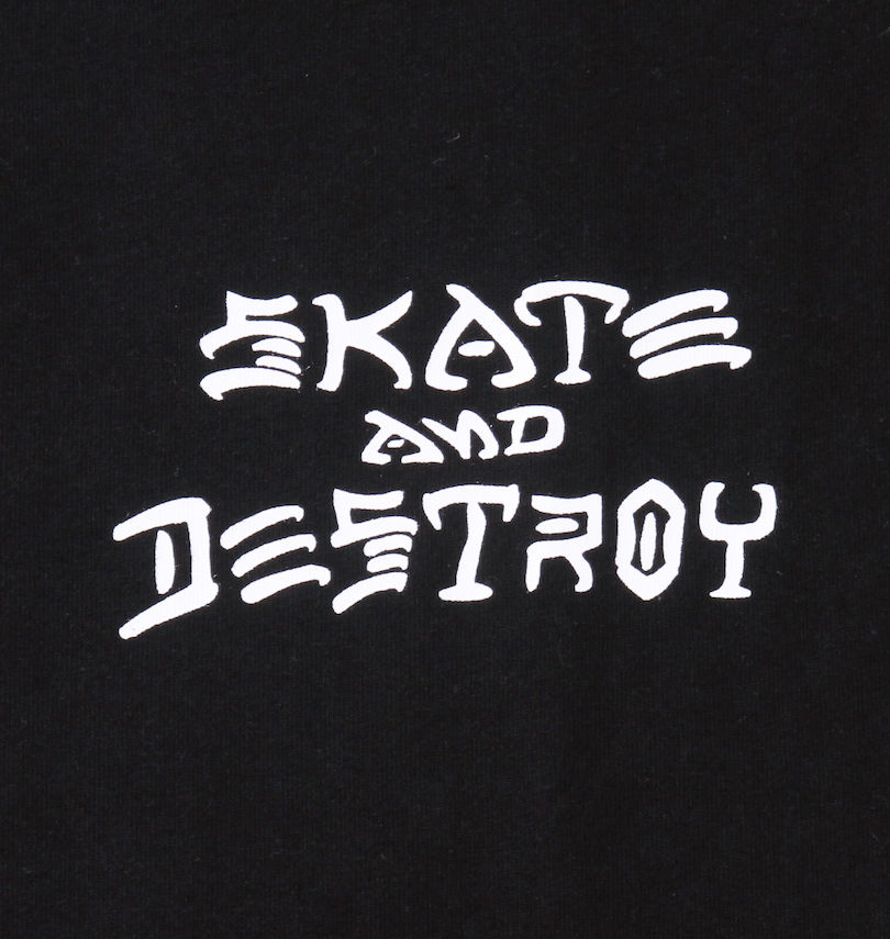 大きいサイズ メンズ THRASHER (スラッシャー) 長袖Tシャツ
                        プリント拡大