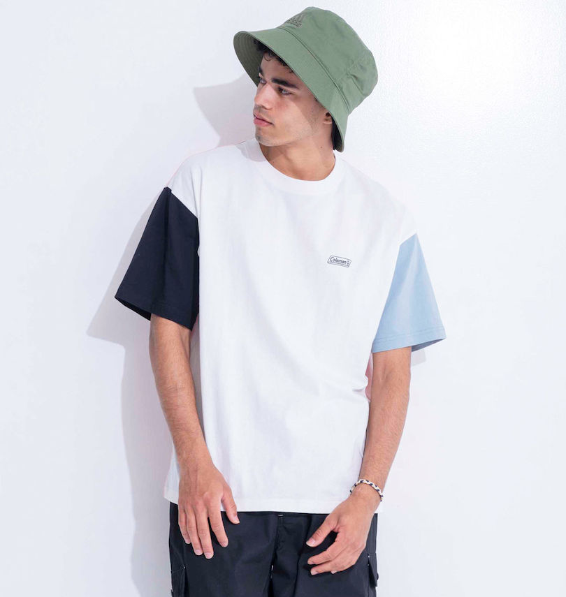 大きいサイズ メンズ Coleman (コールマン) 半袖Tシャツ
                        モデル着用イメージ