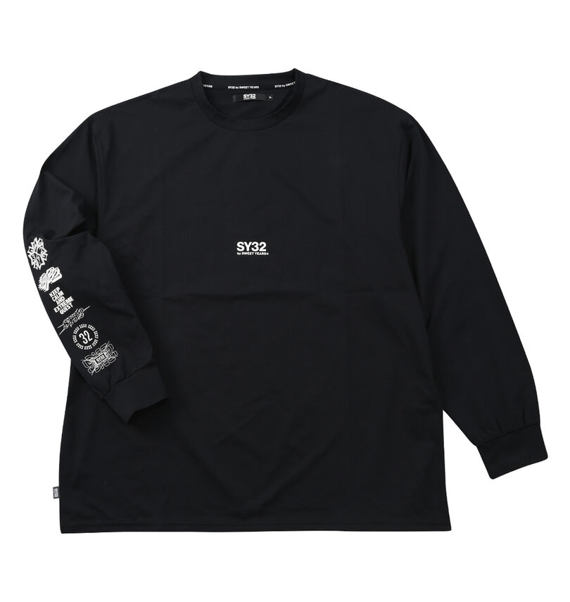 大きいサイズ メンズ SY32 by SWEET YEARS (エスワイサーティトゥバイスィートイヤーズ) マルチロゴ長袖Tシャツ
                        