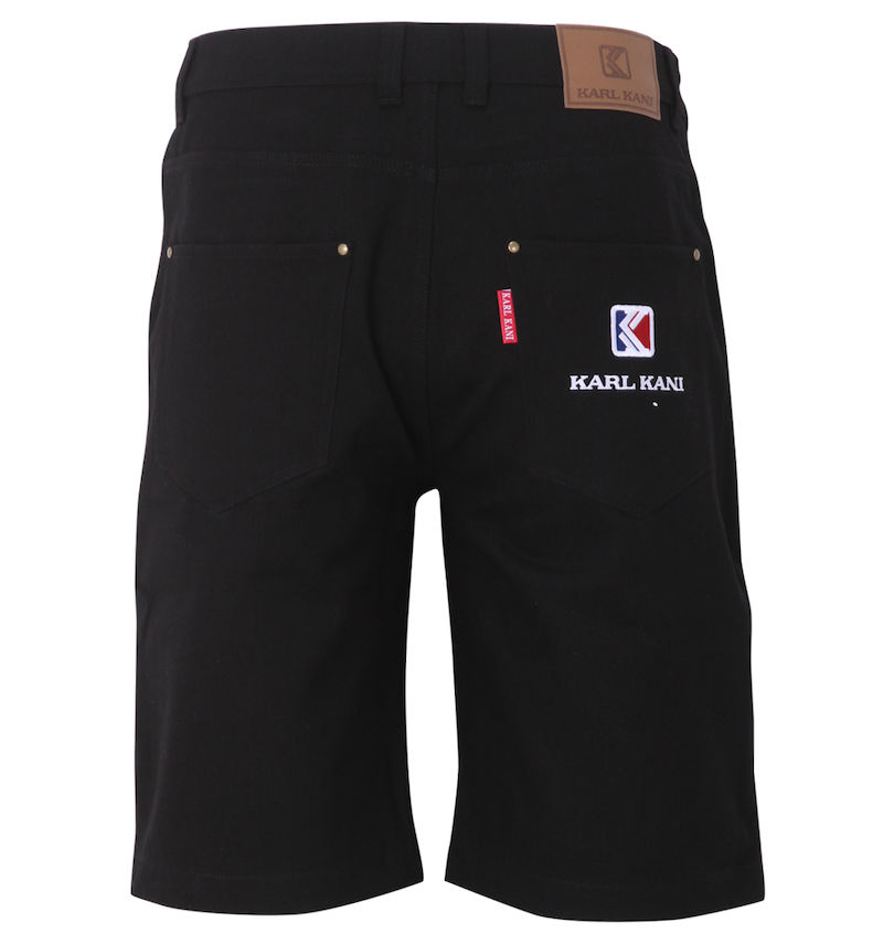 大きいサイズ メンズ KARL KANI (カール カナイ) デニムハーフパンツ
                        バックスタイル