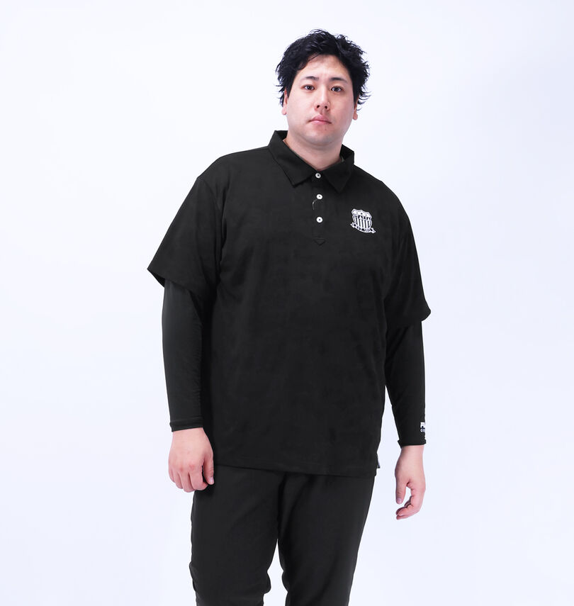 大きいサイズ メンズ FILA GOLF (フィラゴルフ) Vネックインナーシャツ
                        身長：182cm/バスト：123cm/着用サイズ：4L