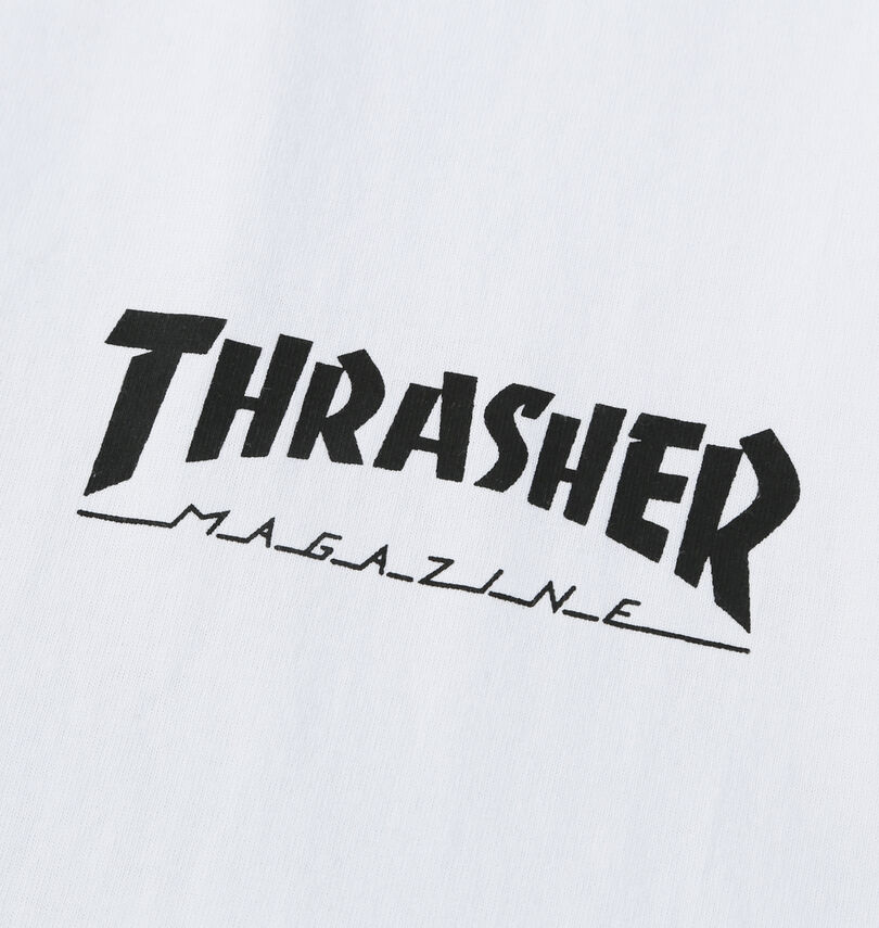 大きいサイズ メンズ THRASHER (スラッシャー) 半袖Tシャツ
胸プリント