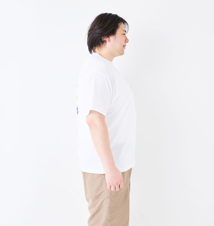 大きいサイズ メンズ 豊天 (ブーデン) 楽DRYハニカムメッシュ半袖Tシャツ
                        