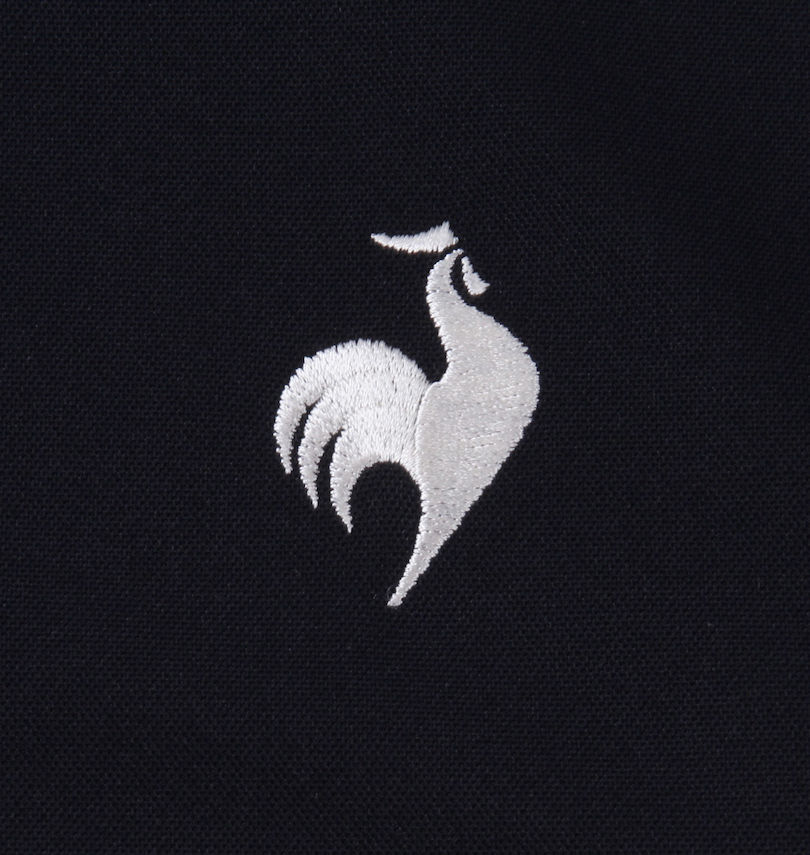 大きいサイズ メンズ LE COQ SPORTIF (ルコックスポルティフ) ヘランカSUNSCREEN鹿の子切替半袖ポロシャツ 胸の刺繍
