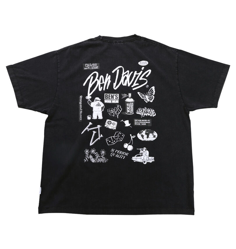 大きいサイズ メンズ BEN DAVIS (ベン デイビス) ヴィンテージ半袖Tシャツ
バックスタイル