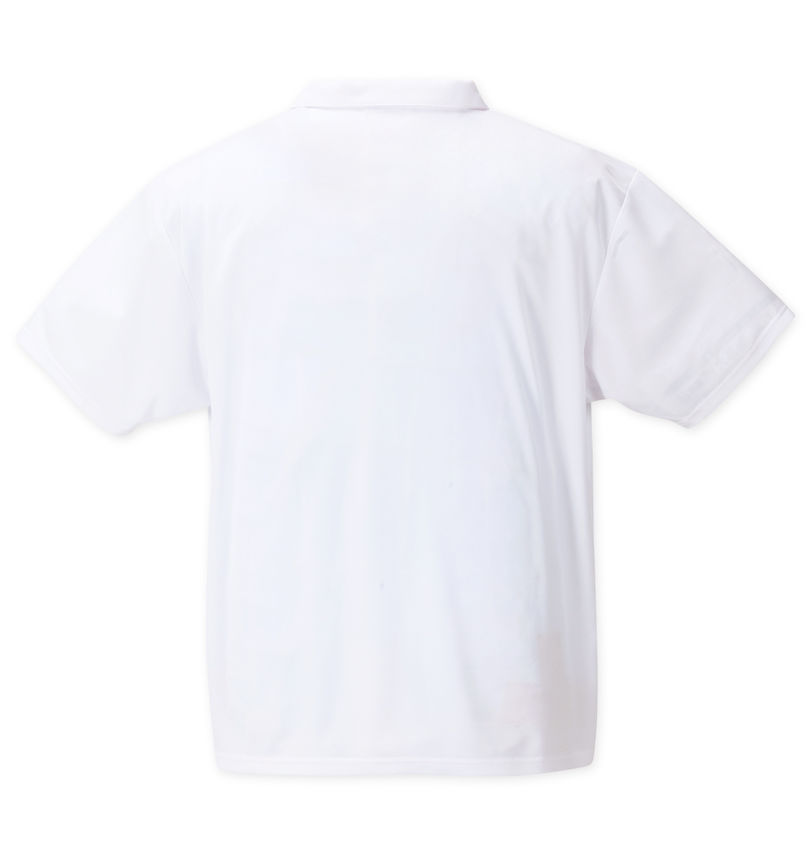 大きいサイズ メンズ LE COQ SPORTIF (ルコックスポルティフ) エコペット半袖ポロシャツ バックスタイル