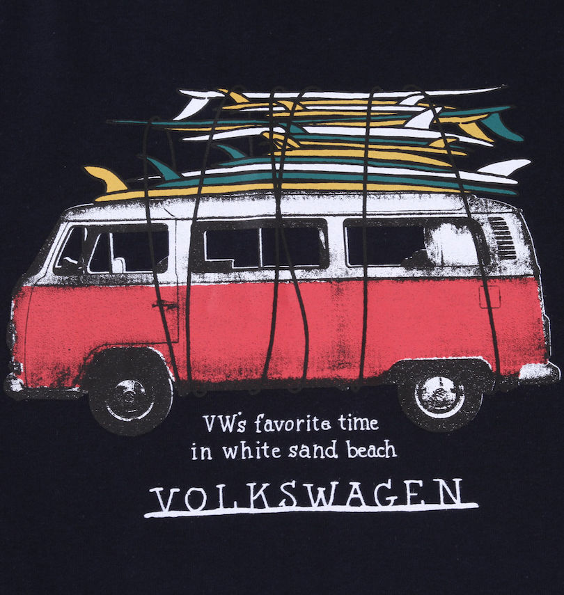 大きいサイズ メンズ VOLKSWAGEN (フォルクスワーゲン) 裏起毛プルパーカー
                        プリント